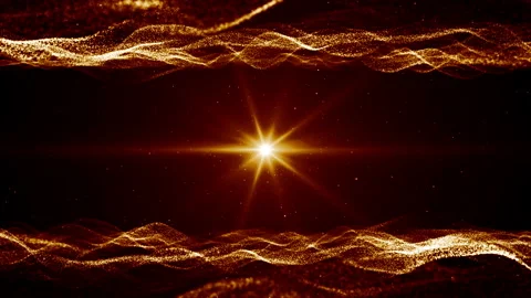 Particles dust abstract light bokeh motion titles cinematic background loop Stock Footage 133233901