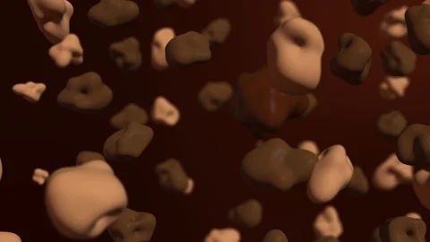 Particles dust abstract virus molecula cinematic background loop 1 Stock Footage 101555414