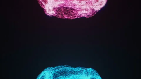 Particles Dust Collision Video stock 99663419