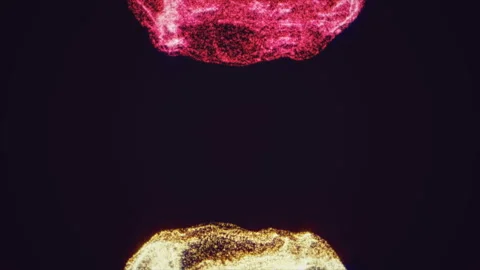 Particles Dust Collision Video stock 99664526