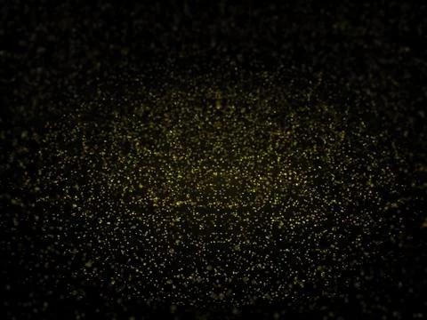 Particles of Dust Floating in the Air. Chaotic Abstraction in 3D rendering. Иллюстрация