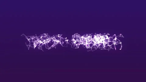 Particles effect city names: New York, Los Angeles, Chicago, Houston and Phoenix Stock Footage 133531194
