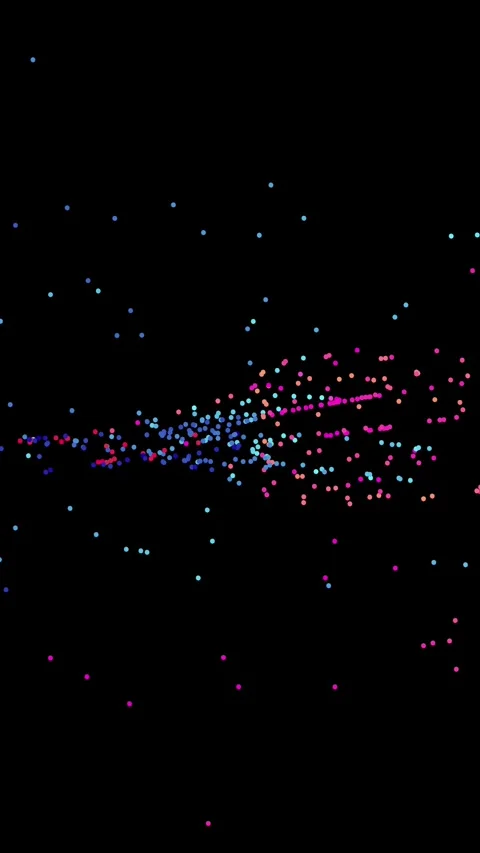 Particles effect. 스톡 동영상 331246323