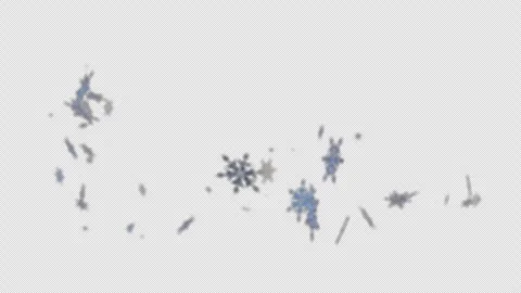 Particles Effects Snowflakes Blur Vídeos de archivo 295247512