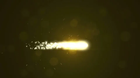 Particles Emitting Fire Glowing Energy Blast Wave VFX Stock Footage 31161922