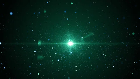 Particles event game trailer titles cinematic openers concert background loop Stock Footage 154884476