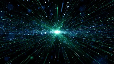 Particles event game trailer titles cinematic openers concert background loop Stock Footage 155643360