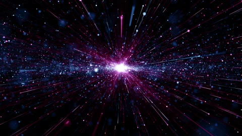 Particles event game trailer titles cinematic openers concert background loop Stock Footage 155643411