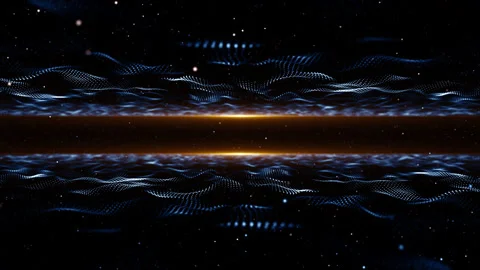 Particles event game trailer titles cinematic openers concert background loop Stock Footage 157399853