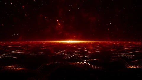 Particles event game trailer titles cinematic openers concert background loop Stock Footage 157408683