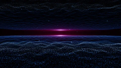 Particles event game trailer titles cinematic openers concert background loop Stock Footage 167986247