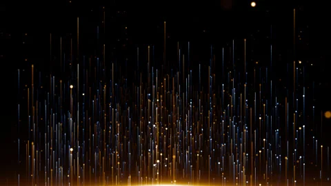 Particles event game trailer titles cinematic openers concert background loop Stock Footage 169619035