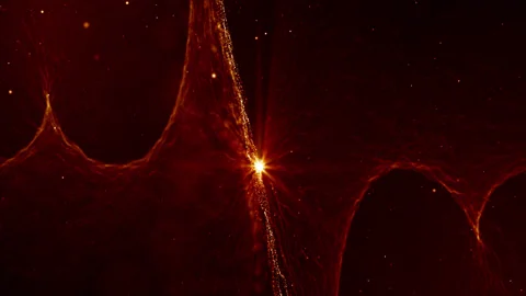 Particles event game trailer titles cinematic openers concert background loop Stock Footage 196865030