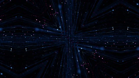 Particles event game trailer titles cinematic openers concert background loop Stock Footage 196865823