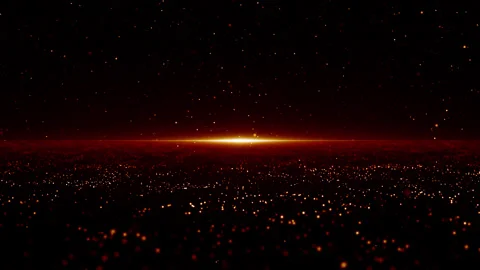 Particles event game trailer titles cinematic openers concert background loop Stock Footage 199560267