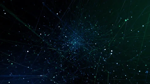 Particles event game trailer titles cinematic openers concert background loop Stock Footage 199562085