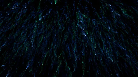 Particles event game trailer titles cinematic openers concert background loop Stock Footage 201056520