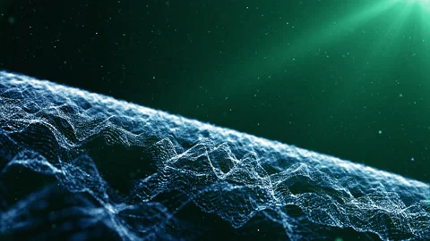 Particles event game trailer titles cinematic openers concert background loop Stock Footage 201395889