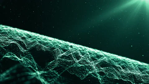 Particles event game trailer titles cinematic openers concert background loop Stock Footage 201396281