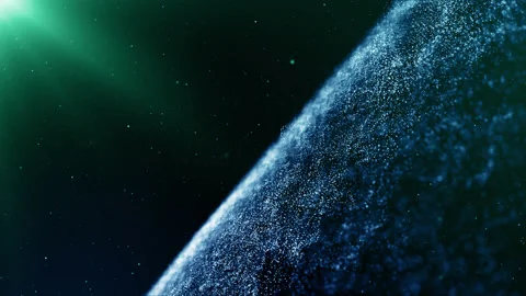 Particles event game trailer titles cinematic openers concert background loop Stock Footage 201407832