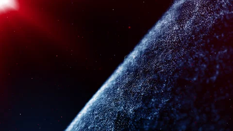 Particles event game trailer titles cinematic openers concert background loop Stock Footage 201407864