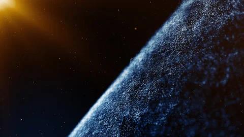 Particles event game trailer titles cinematic openers concert background loop Stock-Footage 201407882