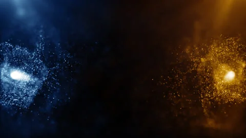 Particles event game trailer titles cinematic openers concert background loop Stock-Footage 224826410