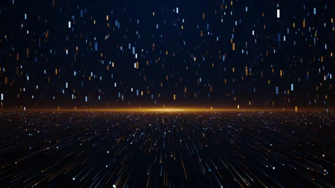 Particles event game trailer titles cinematic openers concert background loop Stock-Footage 239452599