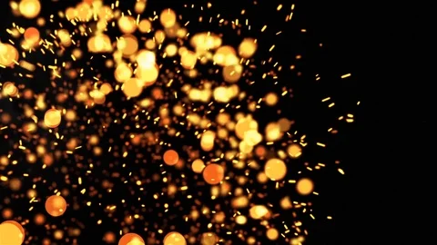 Particles Explode with Cloud Stock Footage 112769119