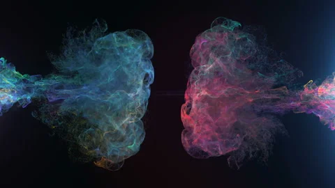 Particles explosion intro. Stock Footage 113298234