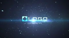Particles Explosion Light Logo Reveal Intro - Elegant Dark Business Logo Stinger Stock After Effects
