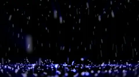 Particles fall down Stock Footage 619898