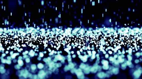 Particles falls down. Rain (loop) Stock Footage 50372167