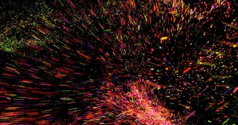 Particles fast flow 库存插图