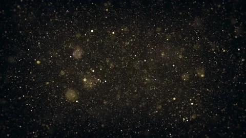 Particles Flickering In Fluid Space Background Stock Footage 227756965