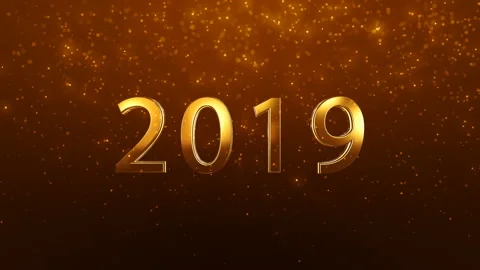 Particles flow on the 3d text Stock-Footage 98663376