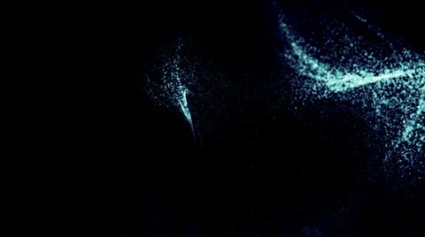 Particles flow motion Stock Footage 33504748