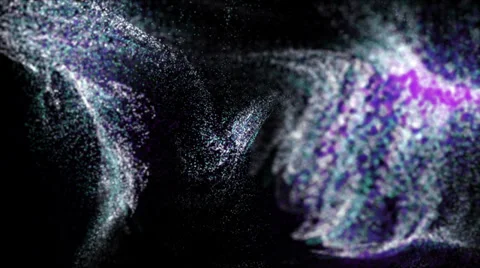 Particles flow motion Stock Footage 33504830