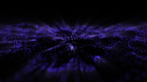 Particles flow purple Stock-Footage 86405596