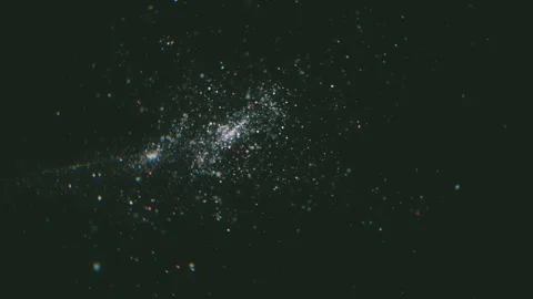 Particles In Fluid Space Background Stock Footage 287315298