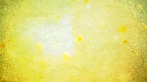 The particles in the fluid yellow background Stock Photos