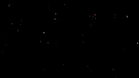 Particles flying on a black background. Colored particles flying erratically Stock Footage 71108006