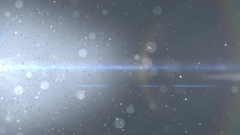 Particles Flying Gray Video stock 148344091