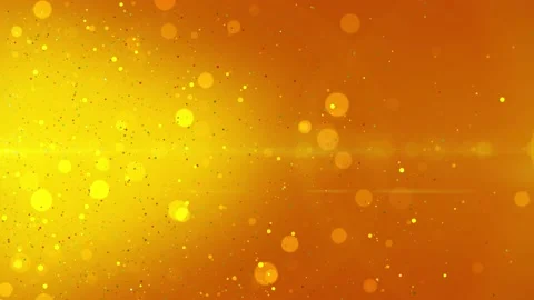 Particles Flying Yellow Vidéo 148350812