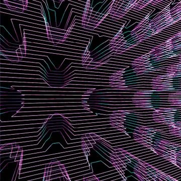 Particles glitch abstract surface background. Stock Illustration