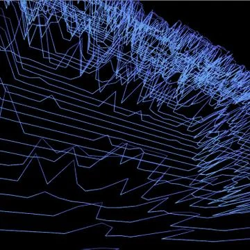 Particles glitch abstract surface background. Illustrazione stock
