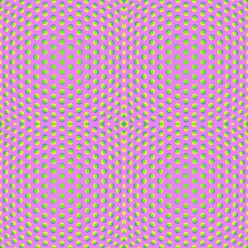 Particles glitch optical illusion pattern. Illustrazione stock