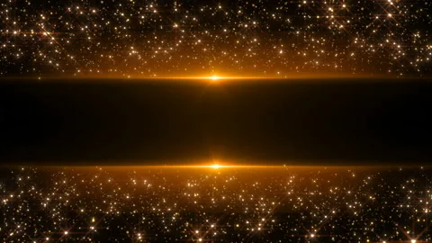 Particles glitter gold sparkles background Stock Footage 131392633