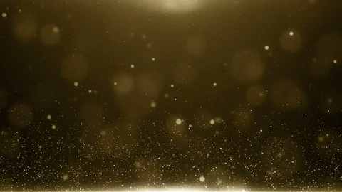Gold Dust Particles Background - Square by EnjoystX 