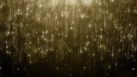 Particles gold bokeh glitter awards dust abstract background loop Stock Footage 92756909